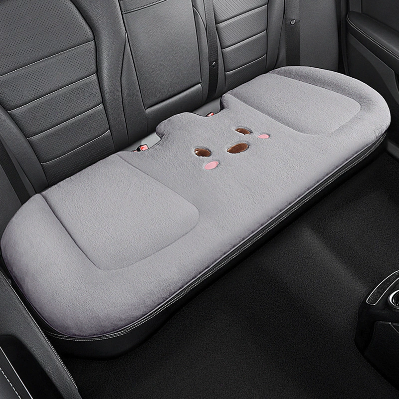 Подушка для автомобильного сиденья, зимняя, из короткого плюша, с мультяшным дизайном, популярная среди интернет-пользователей, подушка для сиденья на осень и зиму, прямые продажи с фабрики, дропшиппинг для TikTok и Tmall