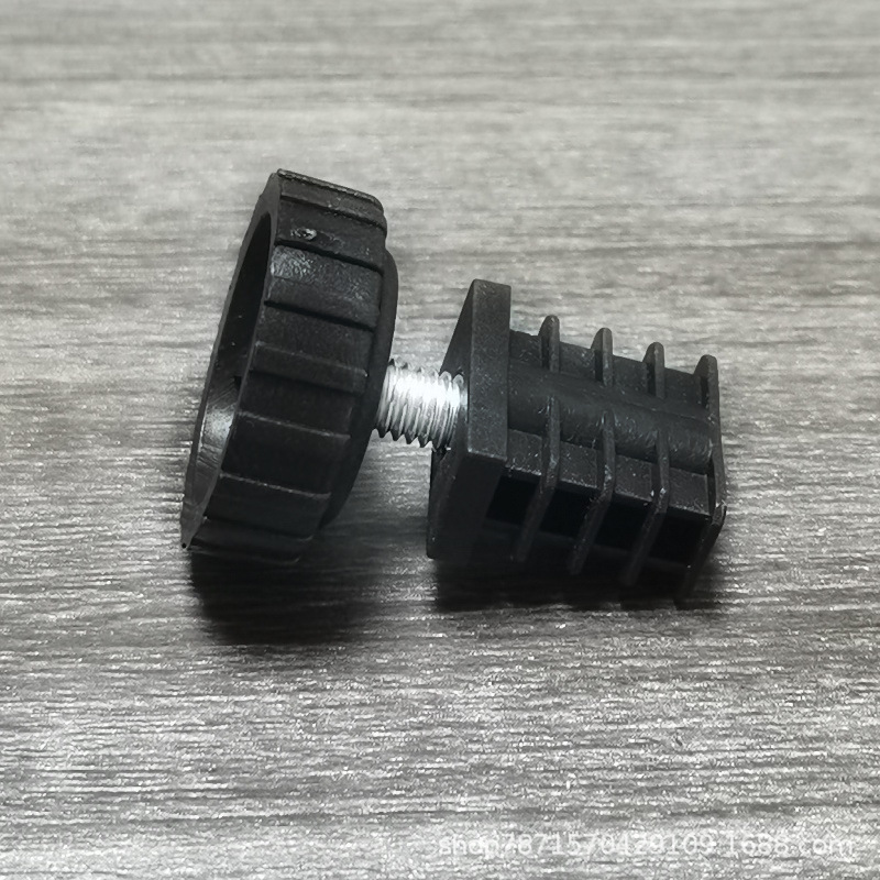 Piés copolímero m6m8 tornillo ajustable almohadilla de pie elevación resistente al desgaste rodante de muebles de oficina redondo estante de mesa pierna ajustable