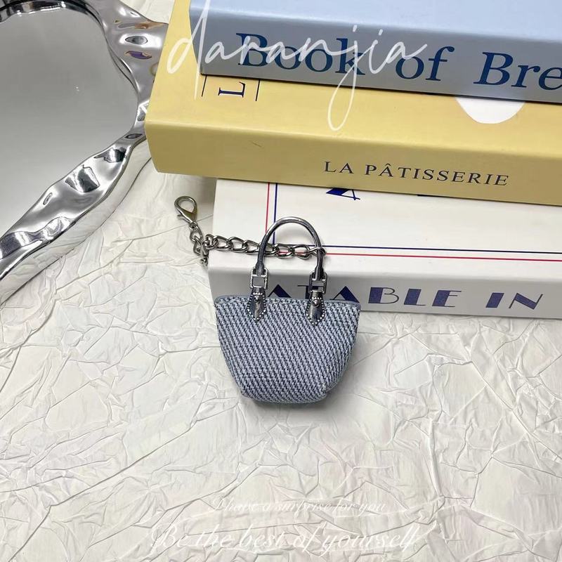 新しいカラフルなミニバッグペンダント、絶妙なチェーンレザーバッグペンダント、オイルワックスレザーミニバッグペンダント|undefined