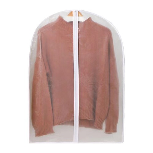 Suit Cover Dustproof Cover Overcoat Cover Dust Bag Transparent Clothing Hanger Bag Storage Pouch Hanging Bag Thickened