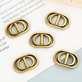 复古创意装饰配件简约时尚CD双层贴片手工DIY发饰包包装饰件批发