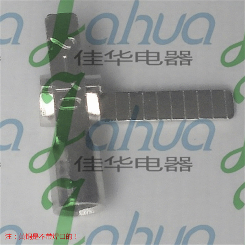 DBN2-10 片形裸端头  冷压接线端子 铜鼻子 黄铜