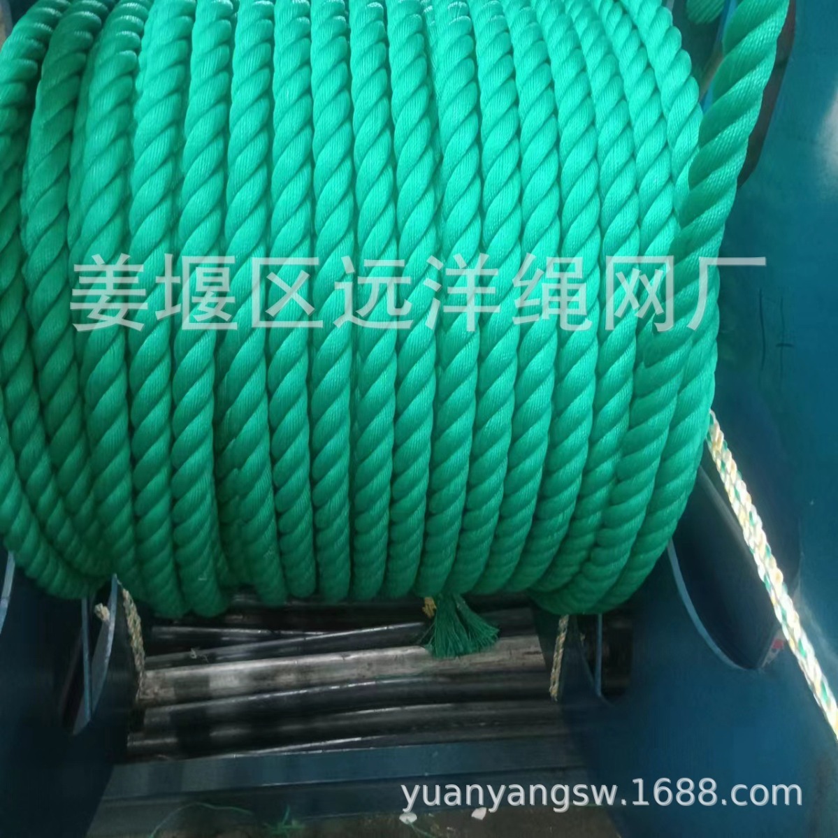 工厂直销批发全浮水高强胶丝3股尼龙绳船用缆绳粗耐晒耐淋结实耐