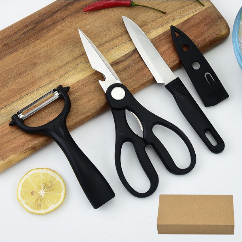 Tijeras conjunto de tres piezas-en caja