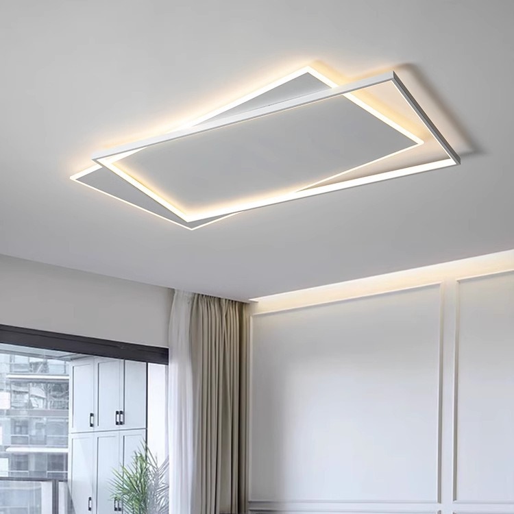 lámpara de sala de estar lámpara principal de espectro completo lámpara de techo simple lámpara de dormitorio moderna protección de ojos de montaña iluminación decorativa