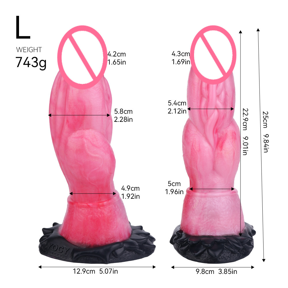 Dragón de hielo Polla pene de silicona líquida juguetes sexuales para adultos Yin anal de doble propósito clímax equipo juguetes sexuales para casa