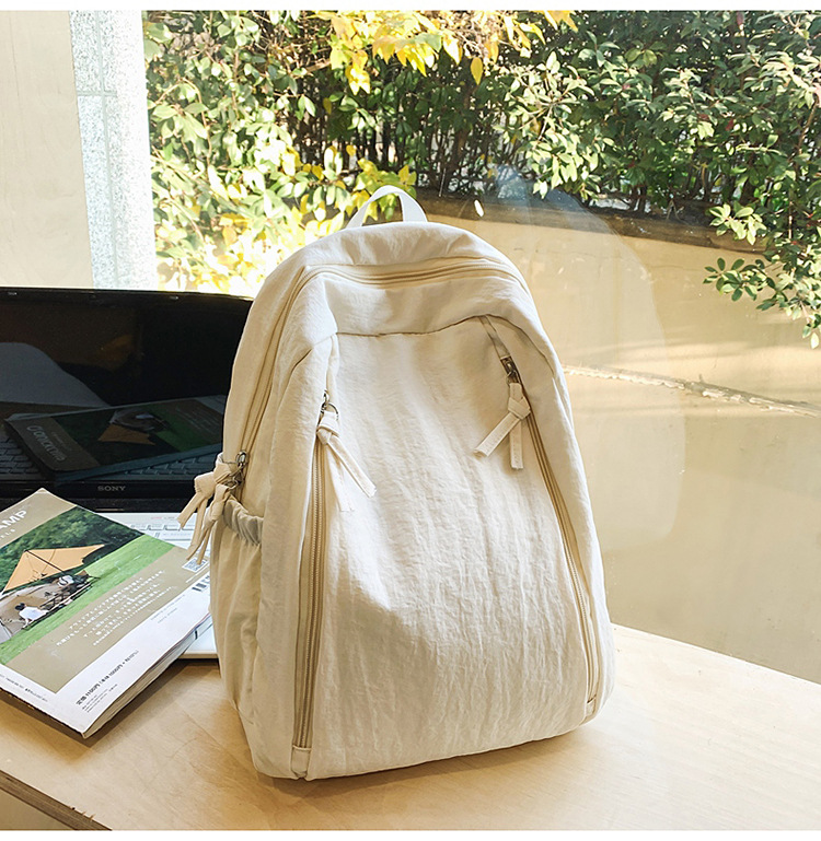 Estudiantes de secundaria retro estadounidenses, bolsos de lona, bolsos de hombro, estilo de alojamiento original, gran capacidad, 100 mochilas escolares, mochilas casuales