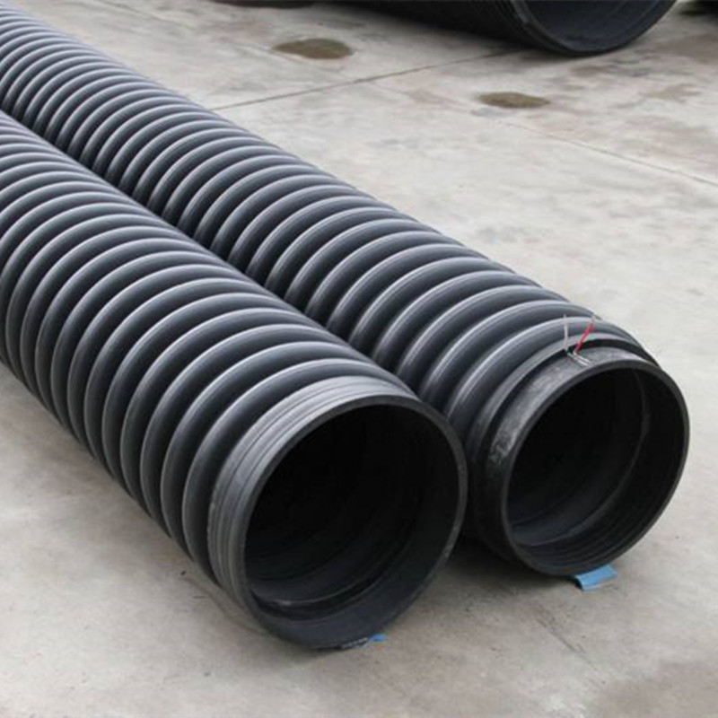 PE内肋管 hdpe内螺旋管内肋增强PE螺旋波纹管 内肋波纹管SN12.5