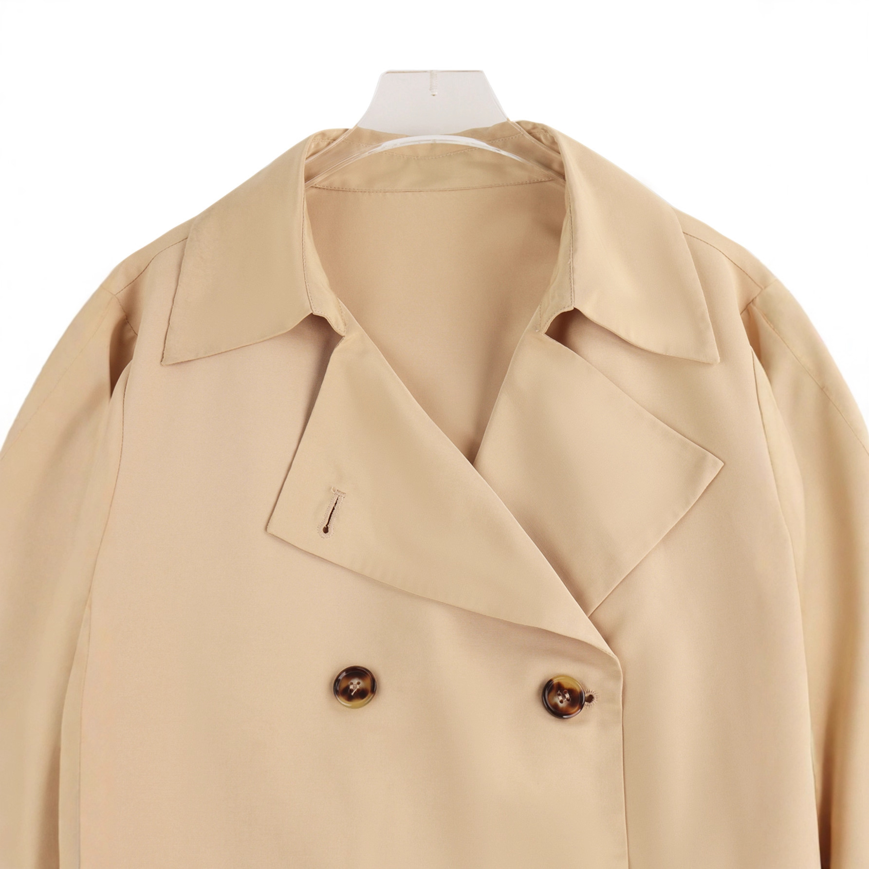 New Amazon trench coat for women in early autumn 2025, double-breasted, oversized, knee-length trench coat for women