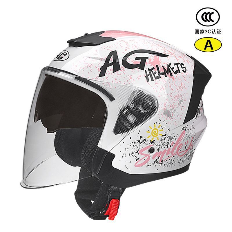 Universal – Auto Parts and Accessories Certified Helmet, Electric - 3ca-class-inner-and-outer-double-mirror-pink-s