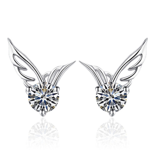 Amazon ebay triangle fashion earrings Korean angel wing earrings jewelry fashion wing earrings for women