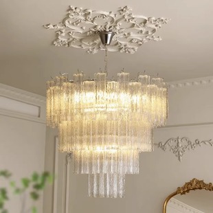 穆拉诺法式murano客厅水晶吊灯南洋复古风别墅复式餐厅灯主卧室灯-阿里巴巴