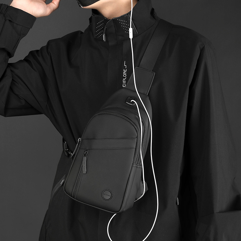 WEPOWER nuevo bolso de pecho, bolso de pecho de hombre, bolso de hombro, mochila casual, bolso de hombre