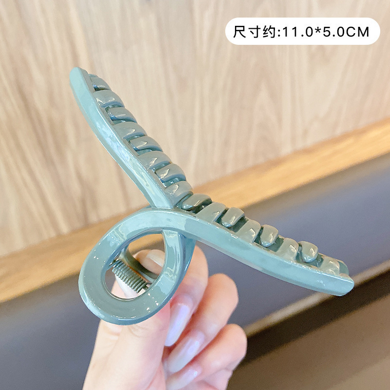 2025 estilo coreano nuevo clip de tiburón grande temperamento elegante pinza para el cabello de alta calidad para mujer