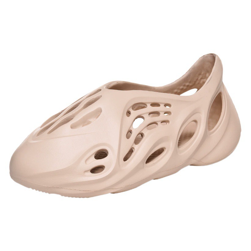 Трансграничные 47 больших размеров Kanye, однотонные туфли с кокосовыми дырками, мужские Модные полые римские сандалии для пар, пляжная обувь