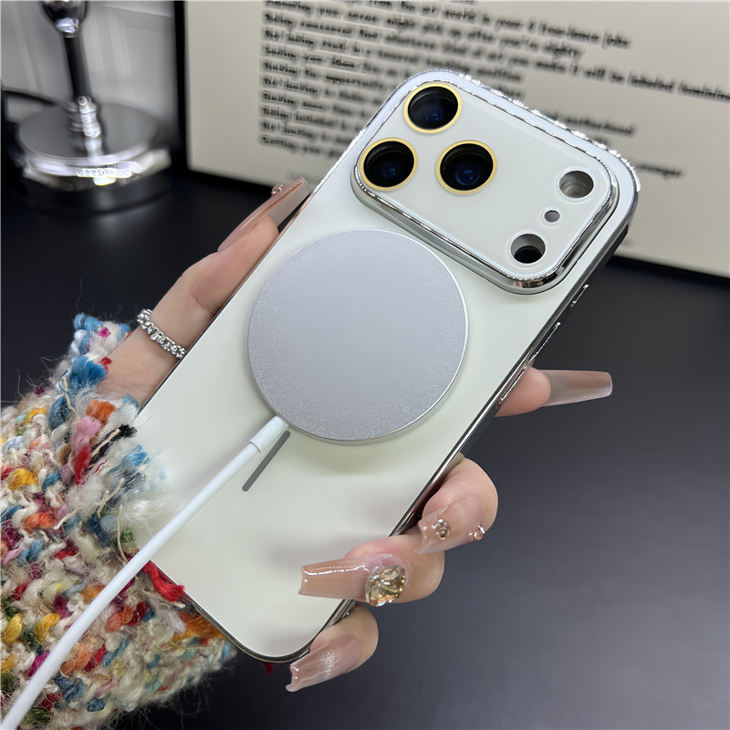 适用苹果17ProMax仿原磁吸Air手机壳iphone16保护套15撞色13护镜2|undefined