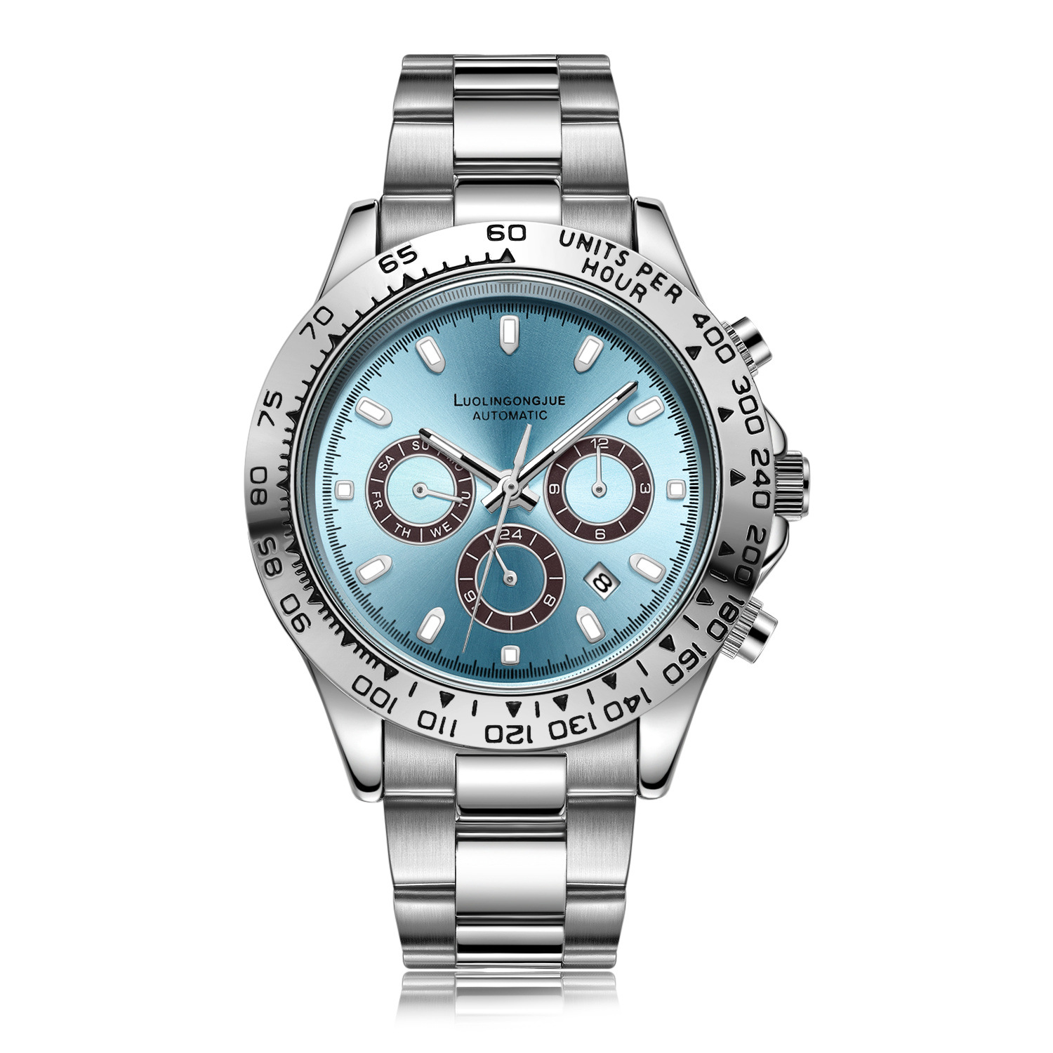 Reloj Mecánico Automático Duke of Lorraine 1954 TikTok Live, Multifuncional, Resistente al Agua, Luminoso, para Hombre, con Meteorito