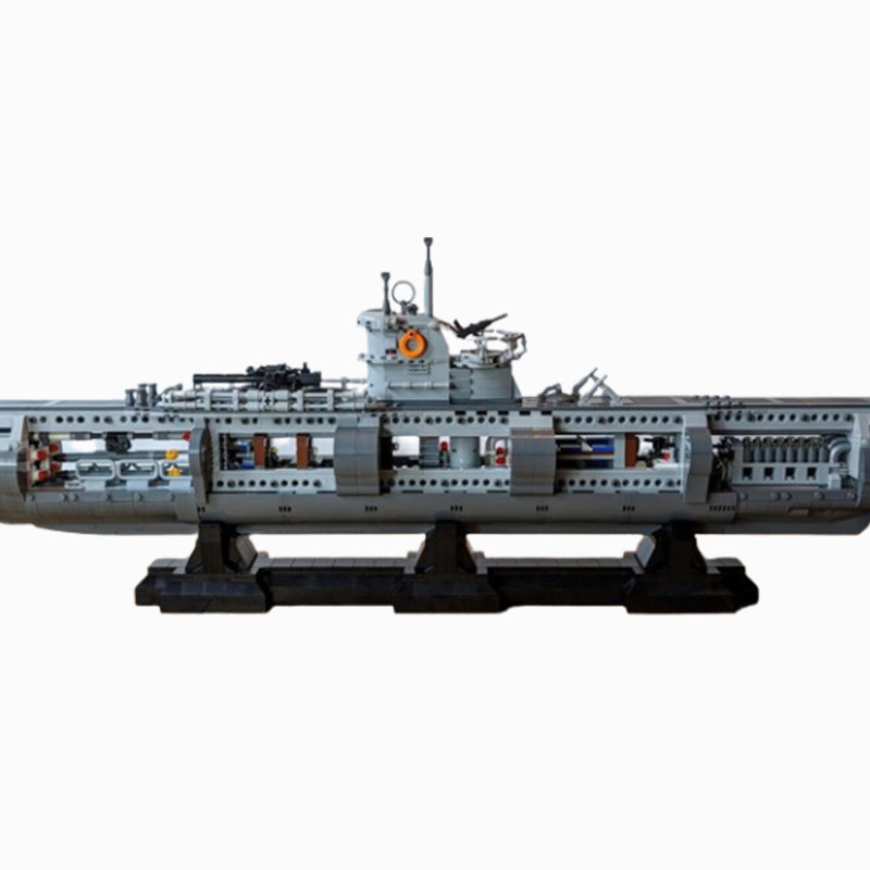 U-boat Building Blocks High Difficulty Assembly Model For Adults_voghion.com
