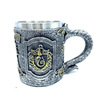 Castle, resin stainless steel with glass, double-layer cup