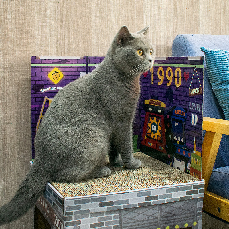 Le ViewSonic personalizó el nuevo nido vertical de raspado para gatos de doble capa, varios gatos pueden moler garras, nido para gatos, juguetes para gatos, procesamiento al por mayor