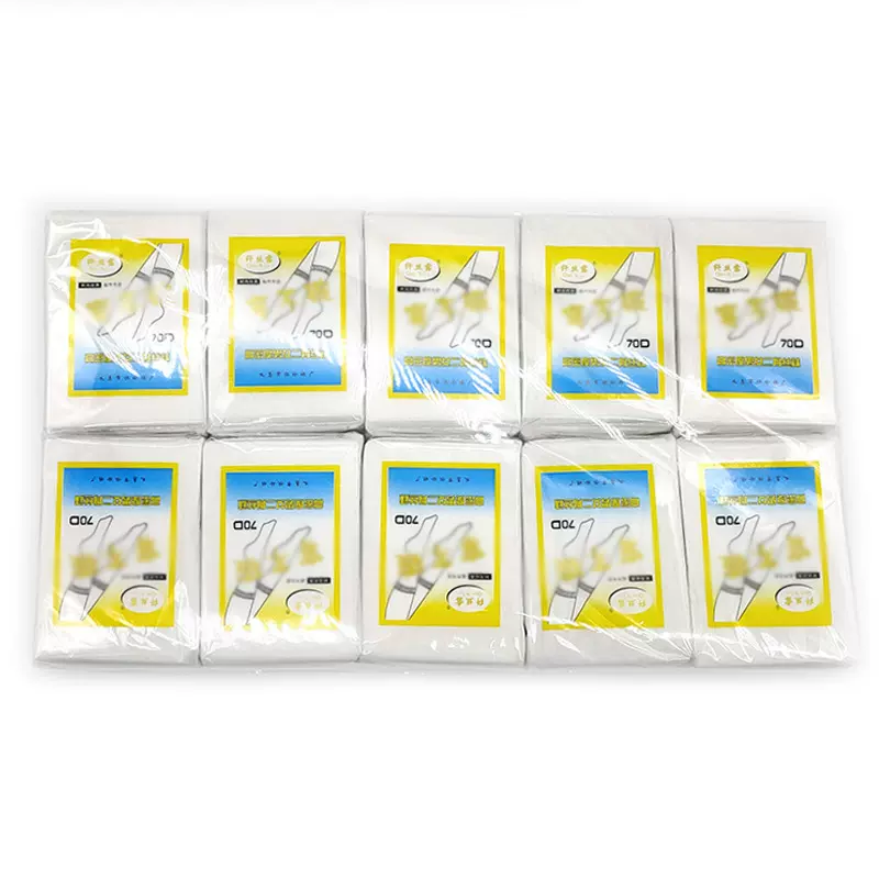 7/8/9/10双装男女丝袜足浴商超试鞋袜夏季白色定型一次性袜子鞋材