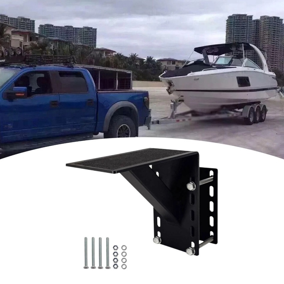 Amazon Trailer Yacht Bracket Fixed Clip Boat Support Foot Support Heavy Steel Plate Steps
