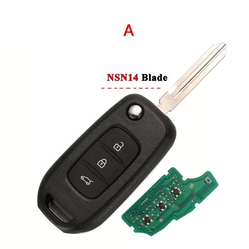 Para Renault 3 clave tarjeta inteligente clave PCF7961M 4Achip 433MHz CWTWB1G767