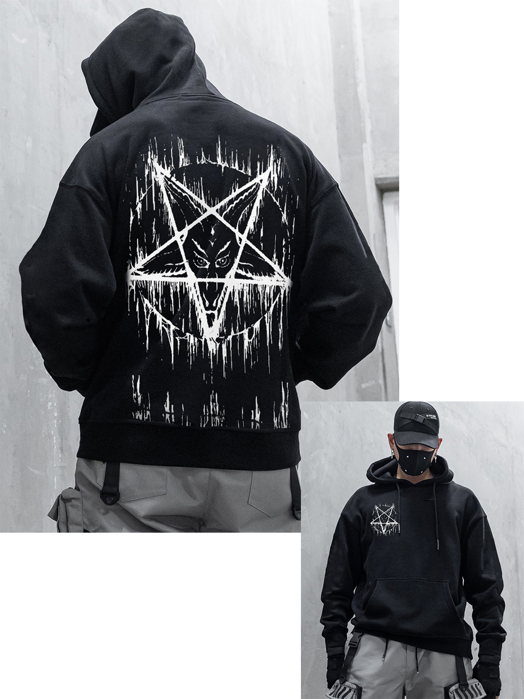 Estación independiente transfronteriza impresión digital para hombres y mujeres, parejas con capucha, suéter fresco de moda, ropa de otoño, blusa casual de otoño e invierno de Halloween