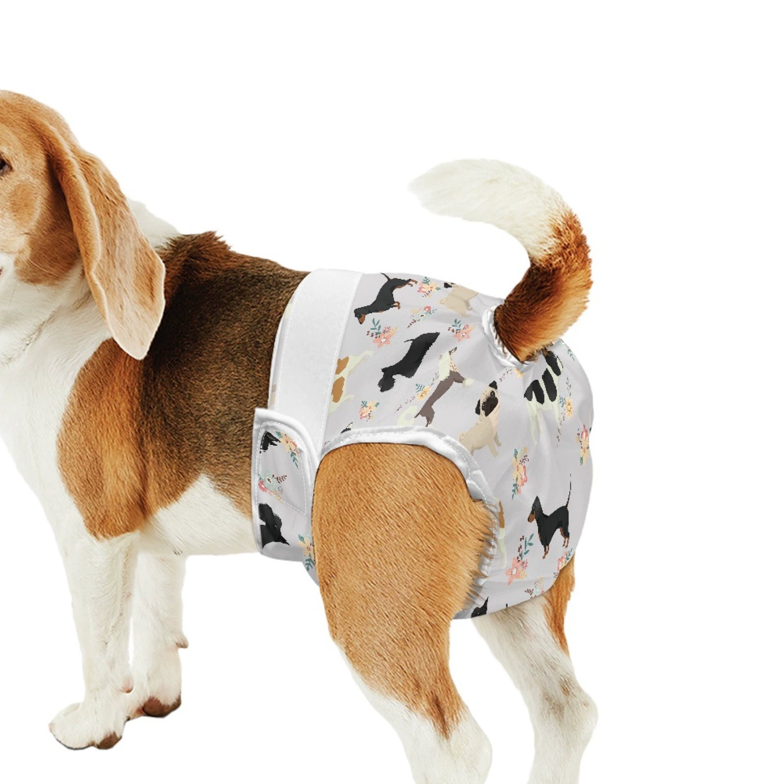 Внешней торговли милый щенок шаблон сука моющиеся физиологические брюки пользовательские брюки безопасности животных одежда трансграничной