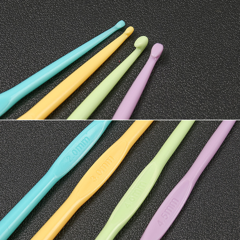 メーカー キャンディーカラー プラスチックハンドル かぎ針編み セーター 編み物ツール シングルヘッドかぎ針編み マルチモデルかぎ針編み かぎ針編み|undefined