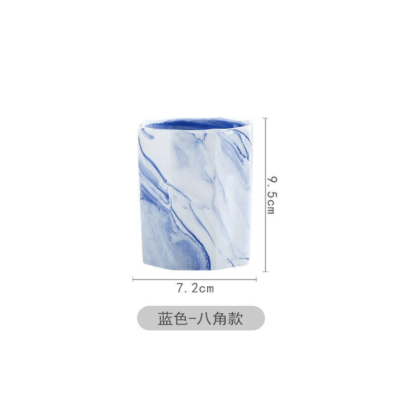 北欧創意事務デスクトップ収納ボックス陶磁器化粧筆筒家庭用置物文房具用品収納缶卸売り|undefined