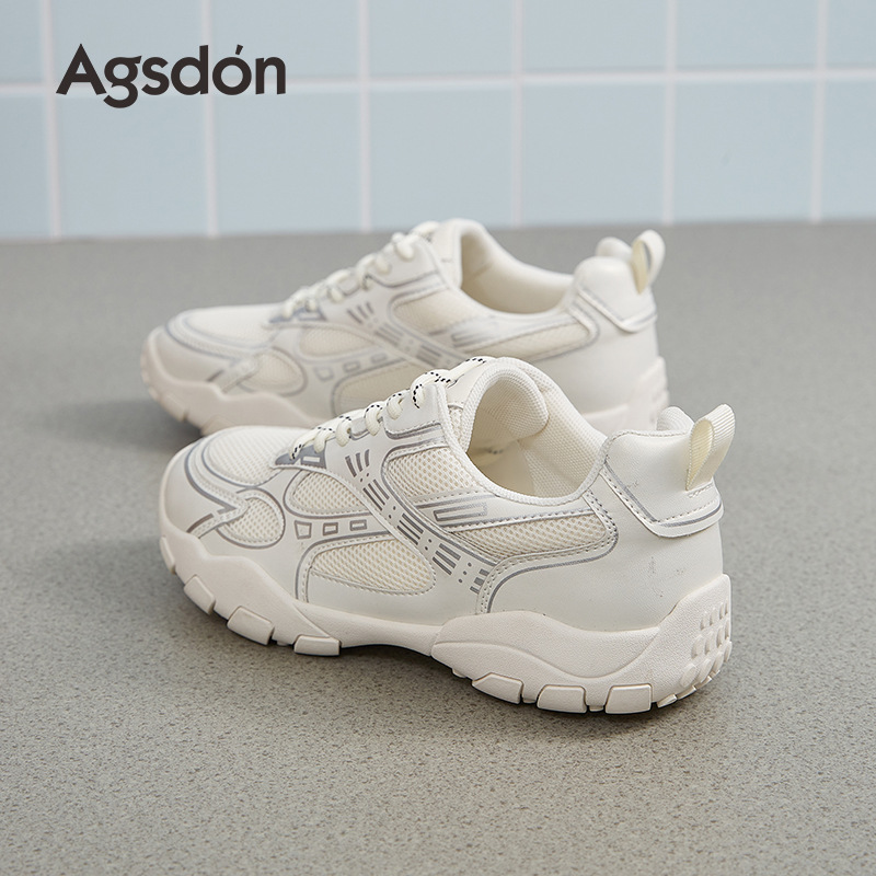 Augustion Daddy Shoes Mujer 2025 Nuevo verano Zapatos deportivos de suela blanda Zapatos de entrenamiento de ballet de suela gruesa pequeña