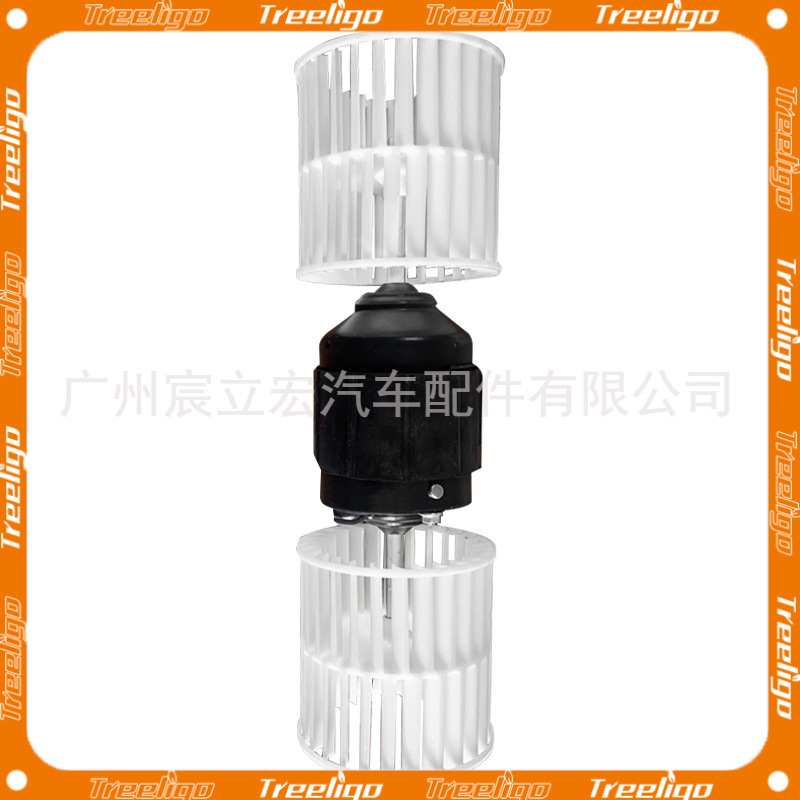Aplicable 404 evaporador Motor rueda de viento automóvil aire acondicionado salida de aire de refrigeración única Motor de alta potencia del motor del calentador
