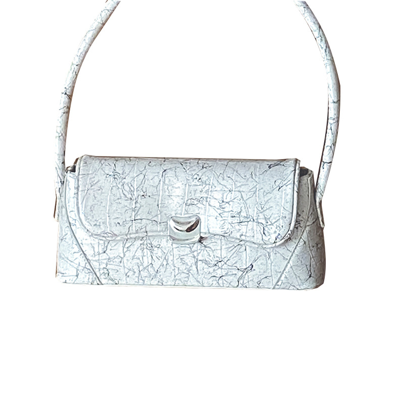 French Niche Design Underarm Bag Women's New 2023 Fashion Graffiti Shoulder bag high-level sense of all-match handbag_voghion.com