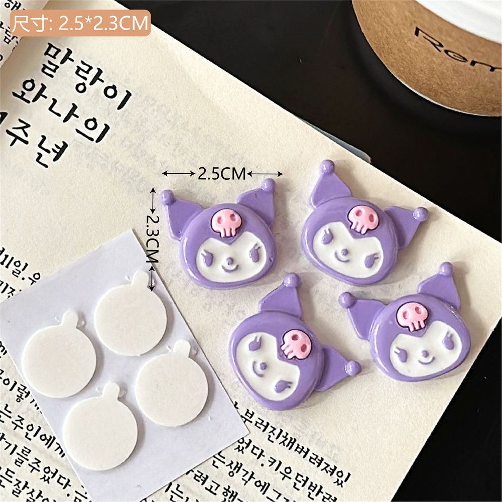 Hecho a mano DIY dibujos animados lindo PVC pegamento flexible parche pegatinas decorativas creativo teléfono móvil Shell pegatinas bolsa pegatinas horquilla accesorios lindo