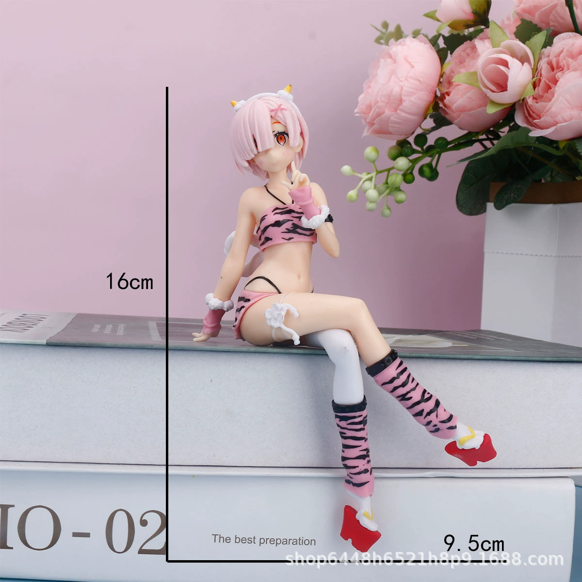Фигурка Рем (Re:Zero) ПВХ ручной работы, поза-качание, 18 см, коллекционная (несколько вариантов)
