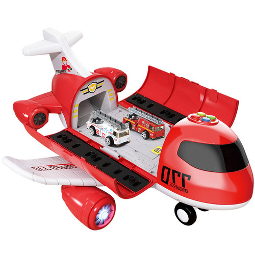 Large Kids' Airplane Toy, Educational, for Boys and Toddlers, Inertia Small Car, Multifunctional, Durable Set, for Both Girls and Boys