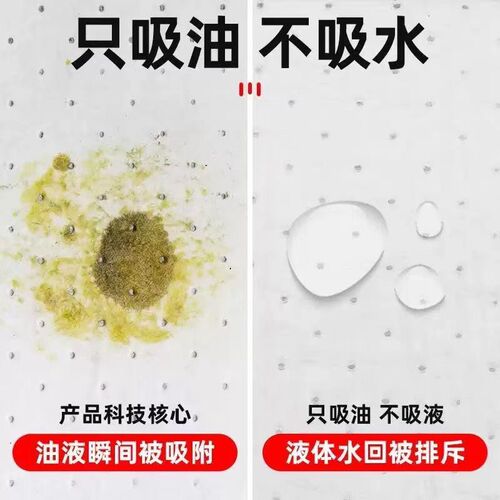 Smoking Machine Oil Absorbent Cotton Kitchen Waterproof Oil Proof Sticker Exhaust Fan Oil Catch Tray Blue Membrane Oil Absorbent Cotton Universal Type