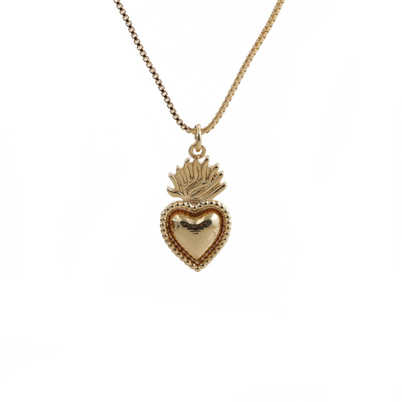 fashion threedimensional pendant copper microinlaid zirconium necklacepicture7