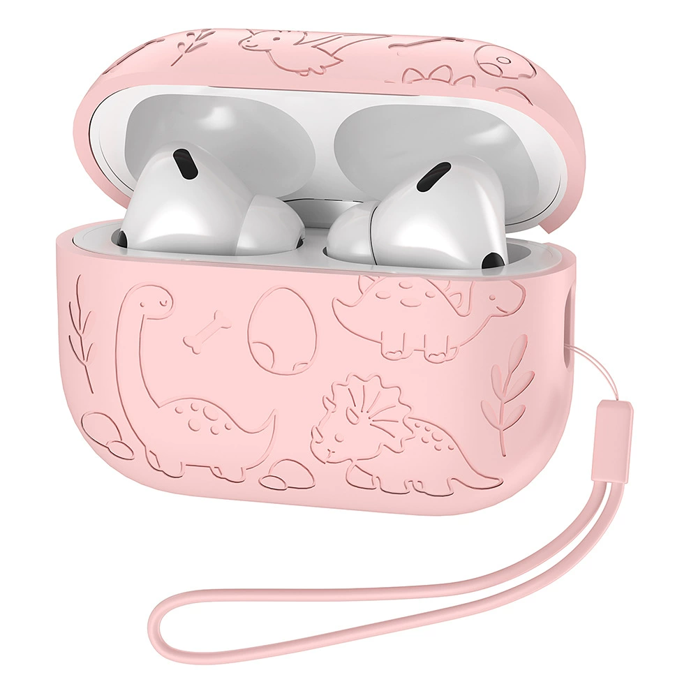 Защитный чехол для AirPods 4 однотонный симпатичный Apple 4 поколения силиконовый мягкий корпус, чехол для AirPods Pro 3 наушников