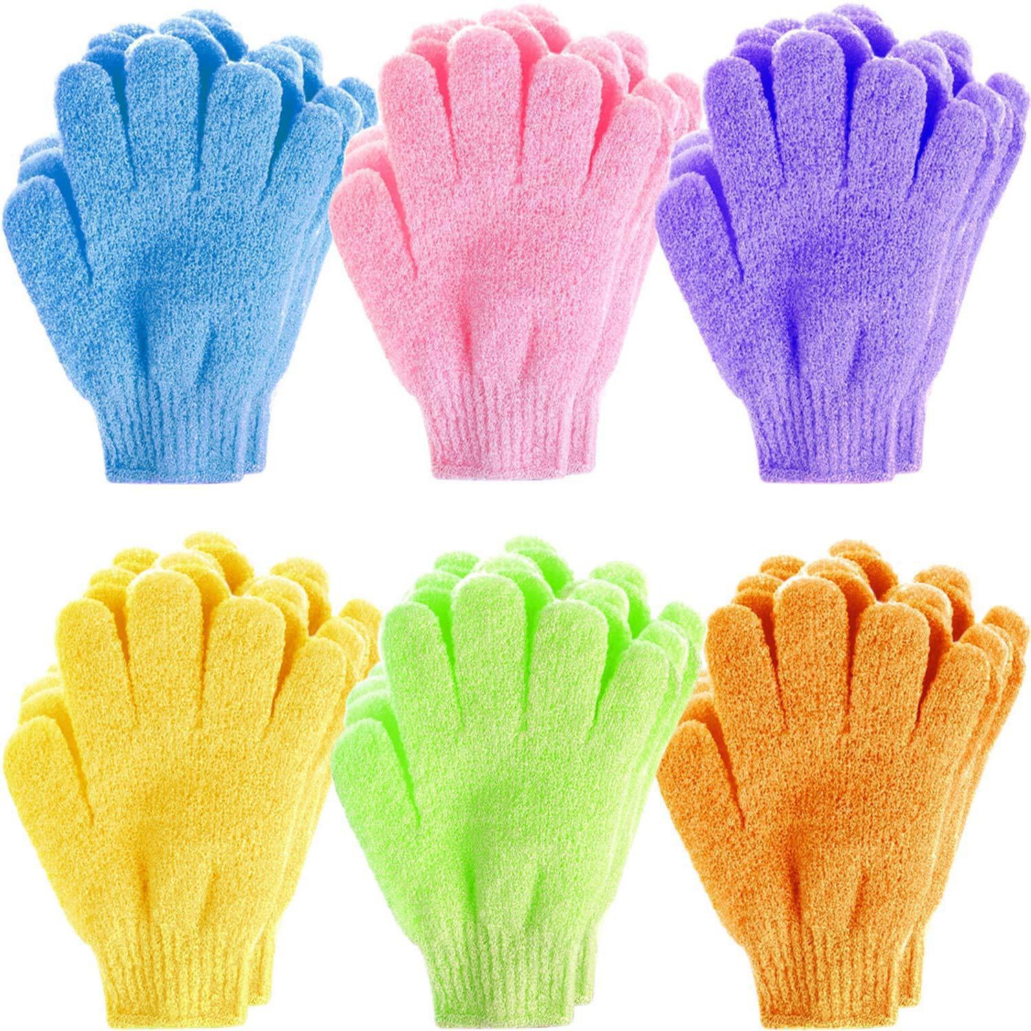 Guantes de baño de cinco dedos Toalla de baño exfoliante baño Baño artefacto exfoliante fango frotando volver al por mayor suministro directo de fábrica