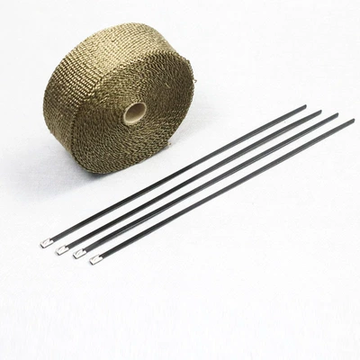 Exhaust pipe: cotton sound insulation cotton imitation fire