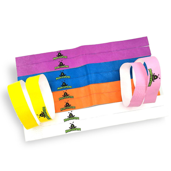 Disposable synthesized school bracelet for amusement parks