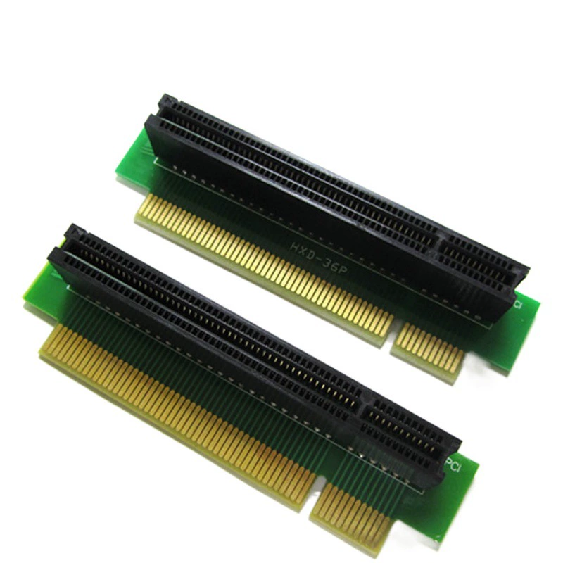 Новая 32-битная карта адаптера PCI Рулевая карта с углом 90 градусов PCI120pin Карта адаптера высотой 2,5 см