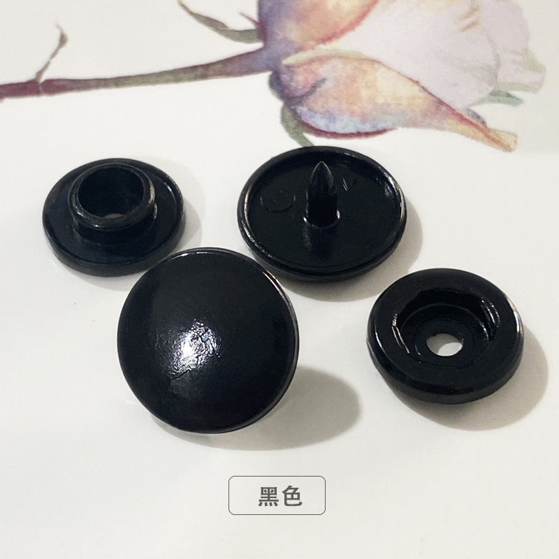 T3T5T8 impermeable con botón a presión de resina plástica, botones de ropa de bebé, botones invisibles, botones de color sin costura