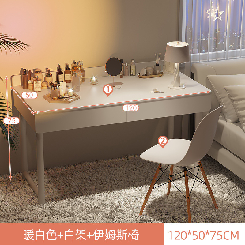 Mesa de maquillaje simple dormitorio de niñas hogar blanco comedor de vestir ins viento simple alquiler de escritorio de computadora