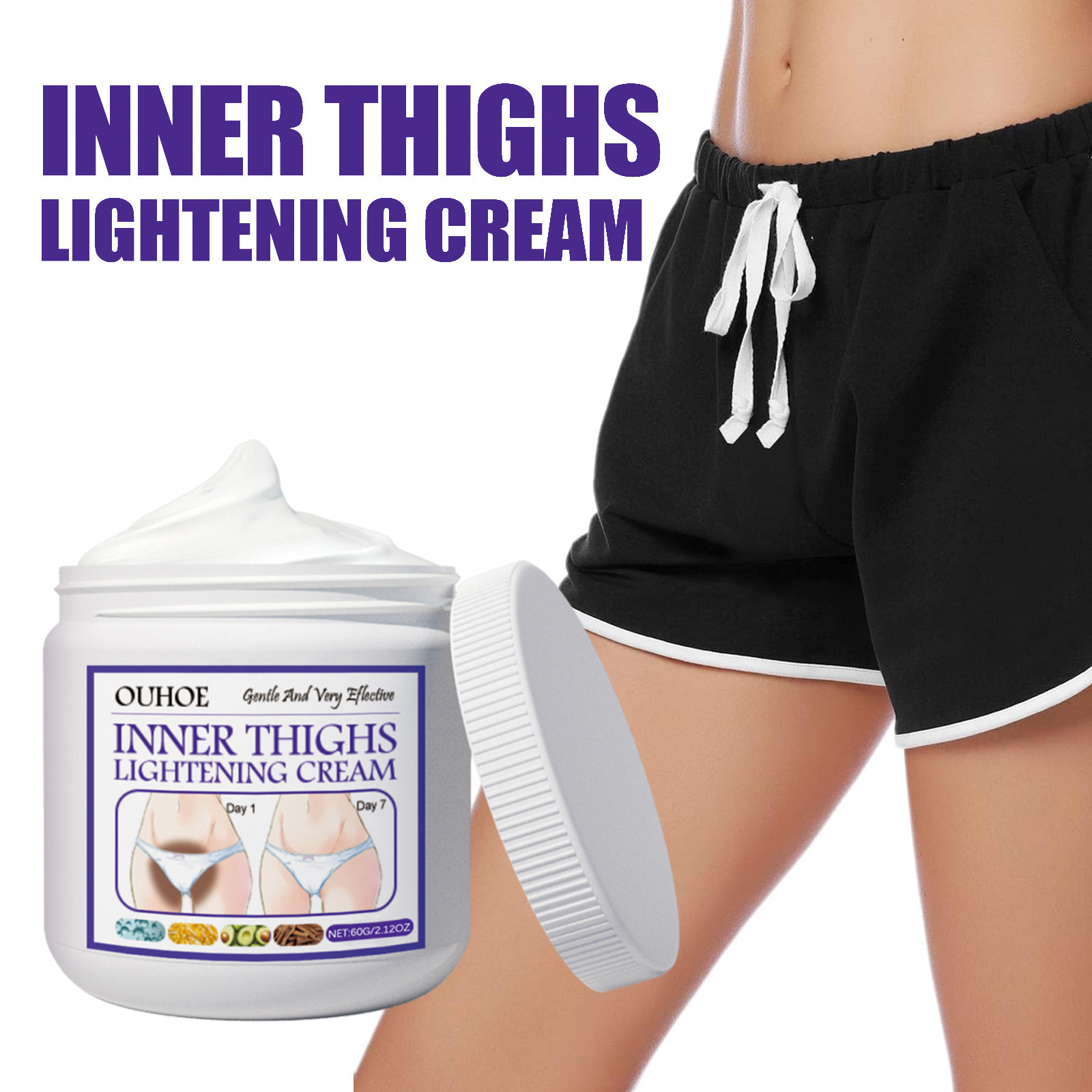Cross-Border Ouhoe Inner Leg Glow Cream, Moisturizes Leg Skin, Refreshing and Hydrating for Daily Use, Popular Product