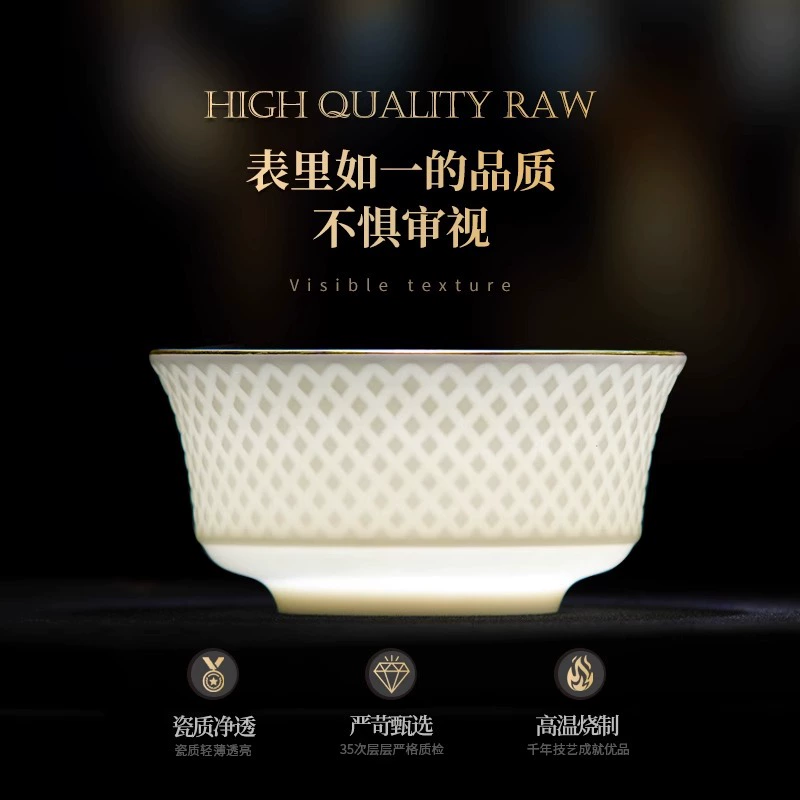 Ceramic set for home use, porcelain tableware, European style, high-quality style, simple and elegant design