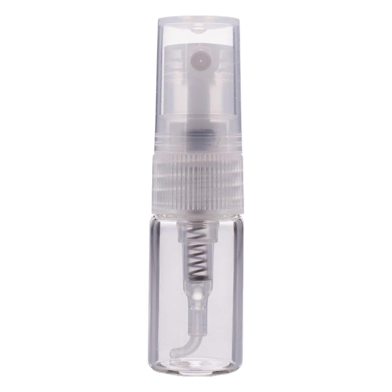 Fábrica al por mayor 2/3/5/10ml perfume sub-botella pequeña muestra botella de perfume portátil botella vacía tubo de ensayo de pulverización