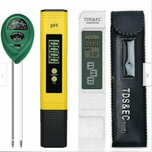 Ручка для обнаружения проводимости EC для воды в почве три в одном